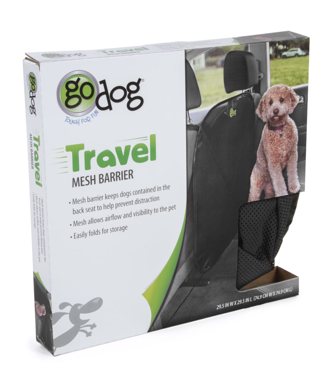 goDog Travel Car Front Seat Pet Barrier