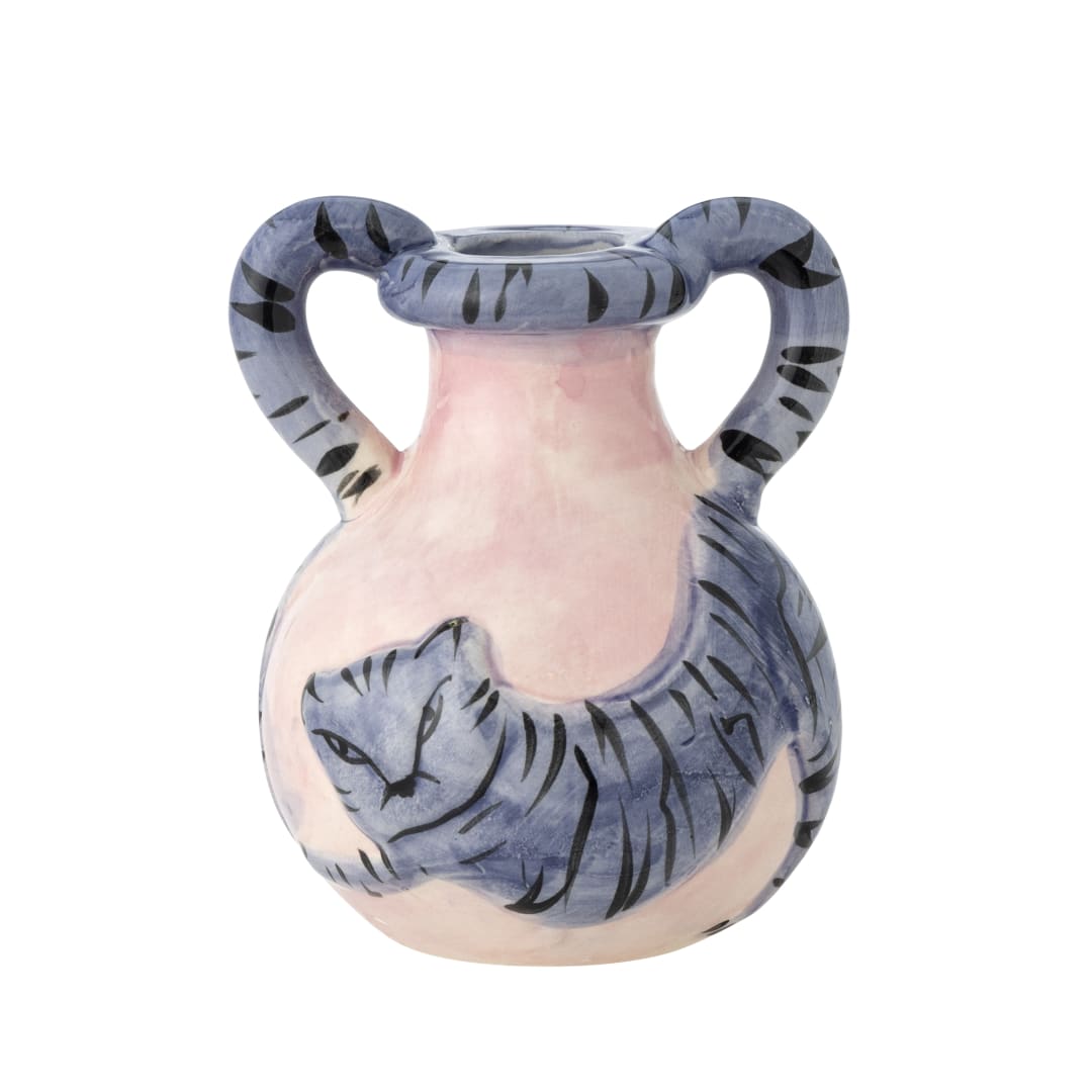 82062664 - Ryker Candle Holder, Multi, Stoneware STOCK: 300