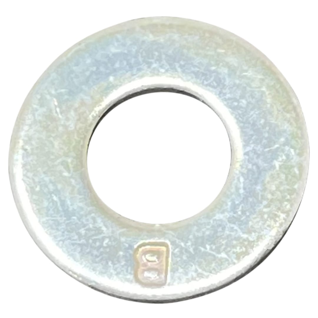 1/4" Grade 8 SAE Flat Washer-Zinc