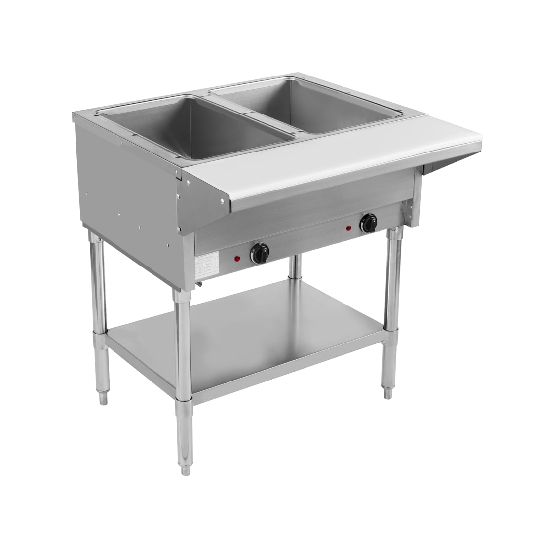 BVST-2-120 - Electric Steam Table - 2 Dry Well- 120V