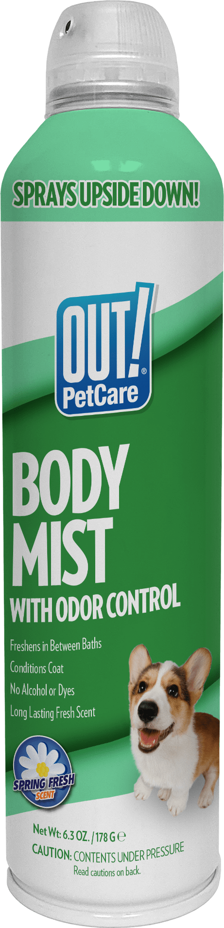 OUT! Dog Cologne Body Mist Spray, Spring Mist Scent, 6.3 Ounces