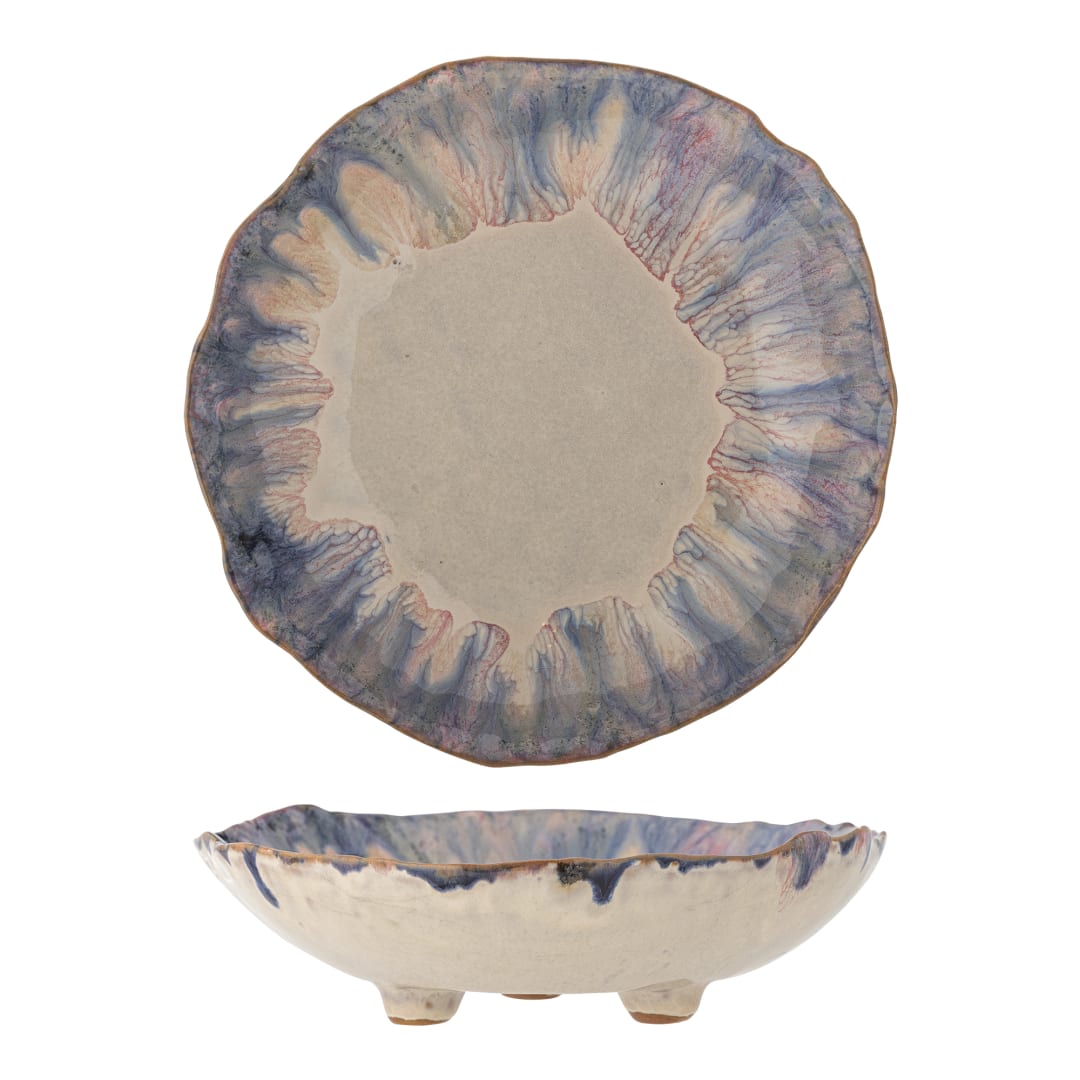 82061434 - Amalia Bowl, Blue, Stoneware STOCK: 300