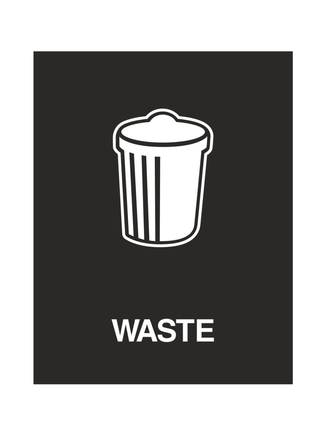  ASPYRE - Sign - Waste - Black