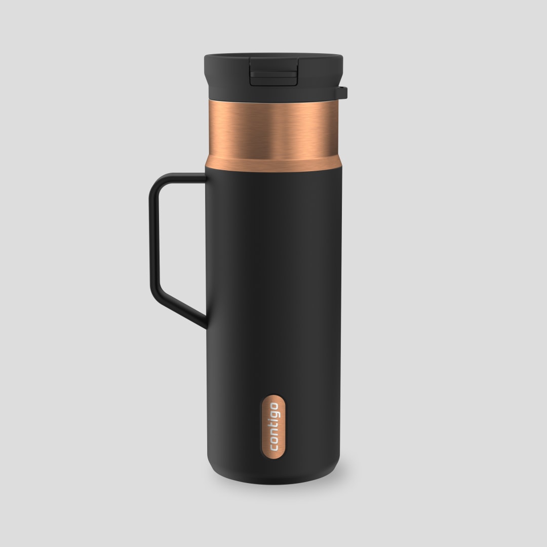 Contigo SnapSeal™ 591 ml Botella Térmica de Acero Inoxidable a Prueba de Fugas, Con Asa