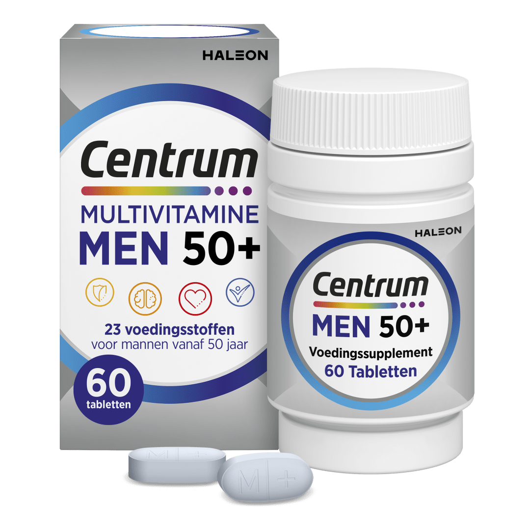 Centrum Men 50+ Multivitaminen Tabletten, 60 stuks