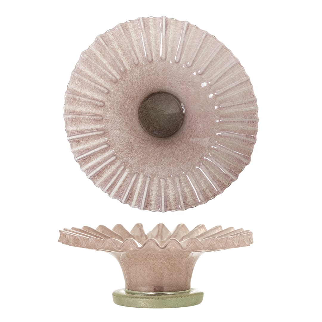 82061727 - Garnet Bowl, Rose, Glass STOCK: 35
