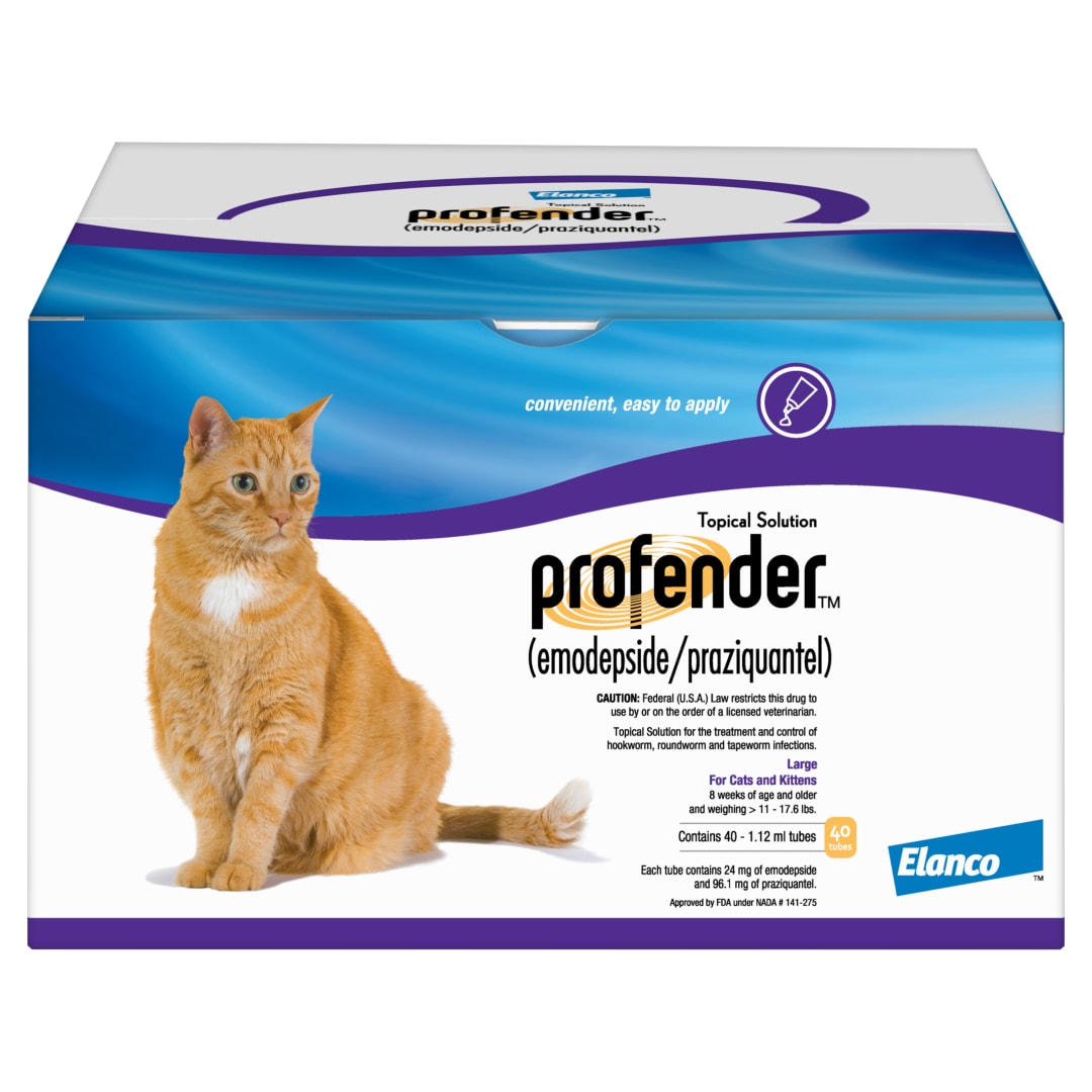 Profender Topical Solution for Large Cats, 11.1-17.6 lbs. (Purple), 1.12 mL