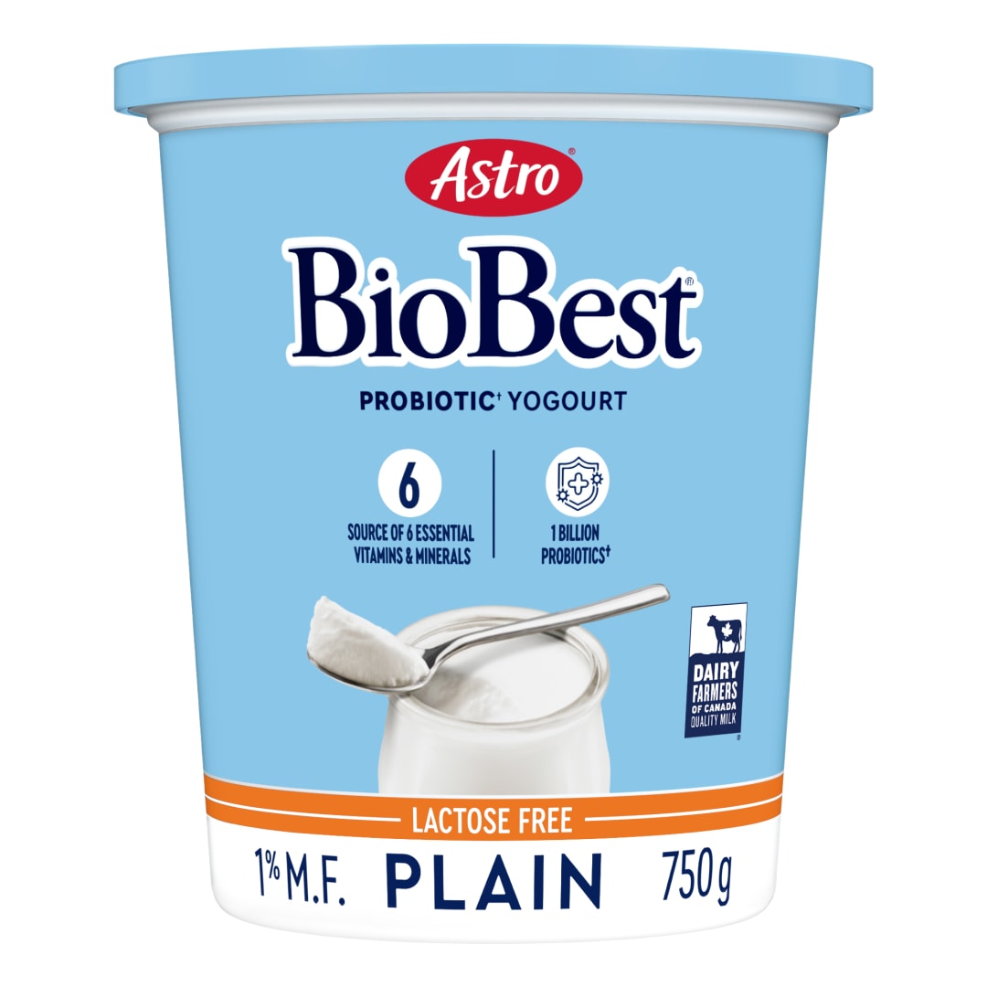 Astro BioBest Lactose Free Probiotic Plain Yogurt 1%, 750g