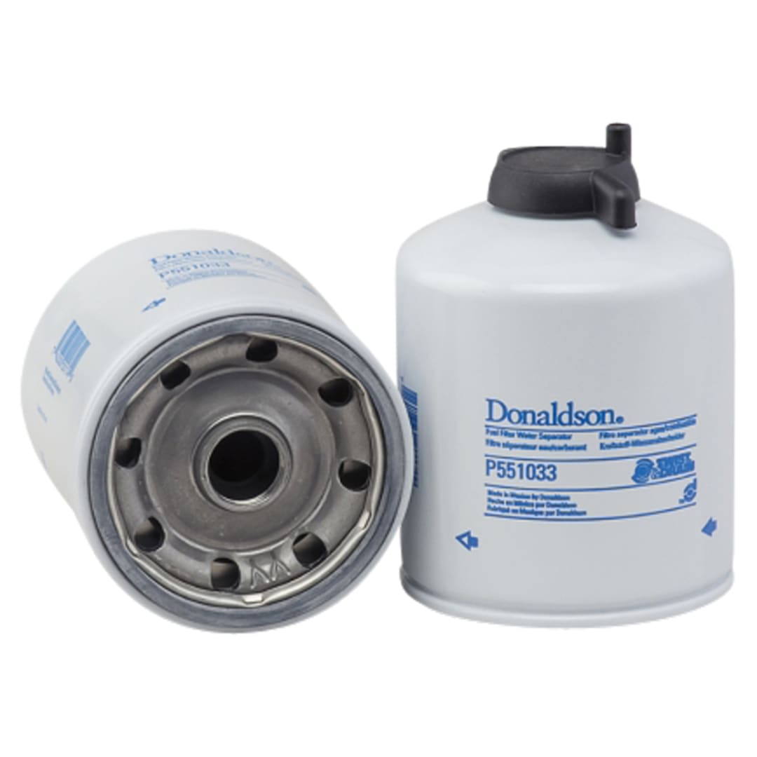 Donaldson Fuel Filter, Water Separator Spin-On Twist &amp; Drain 4.22OD X 5.79"