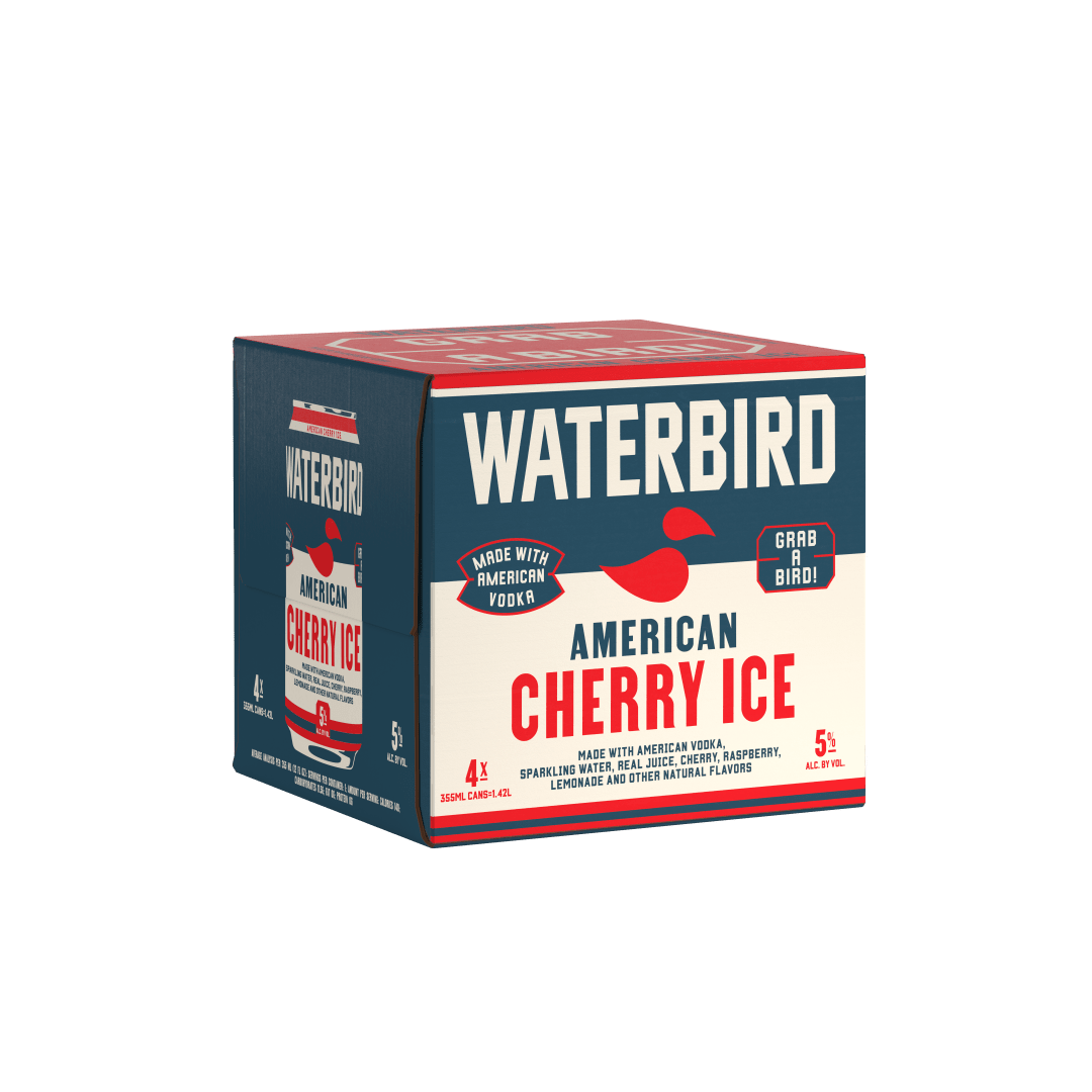 Waterbird American Cherry Ice 12oz Can 4 Pack