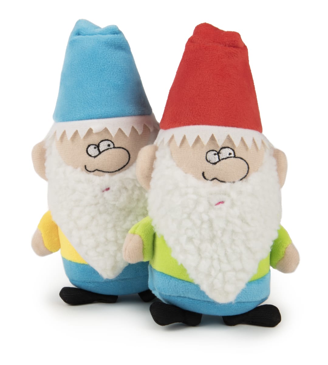 goDog Gnomes with Chew Guard Technology  Plush Dog Toy, Small, 2 Pack