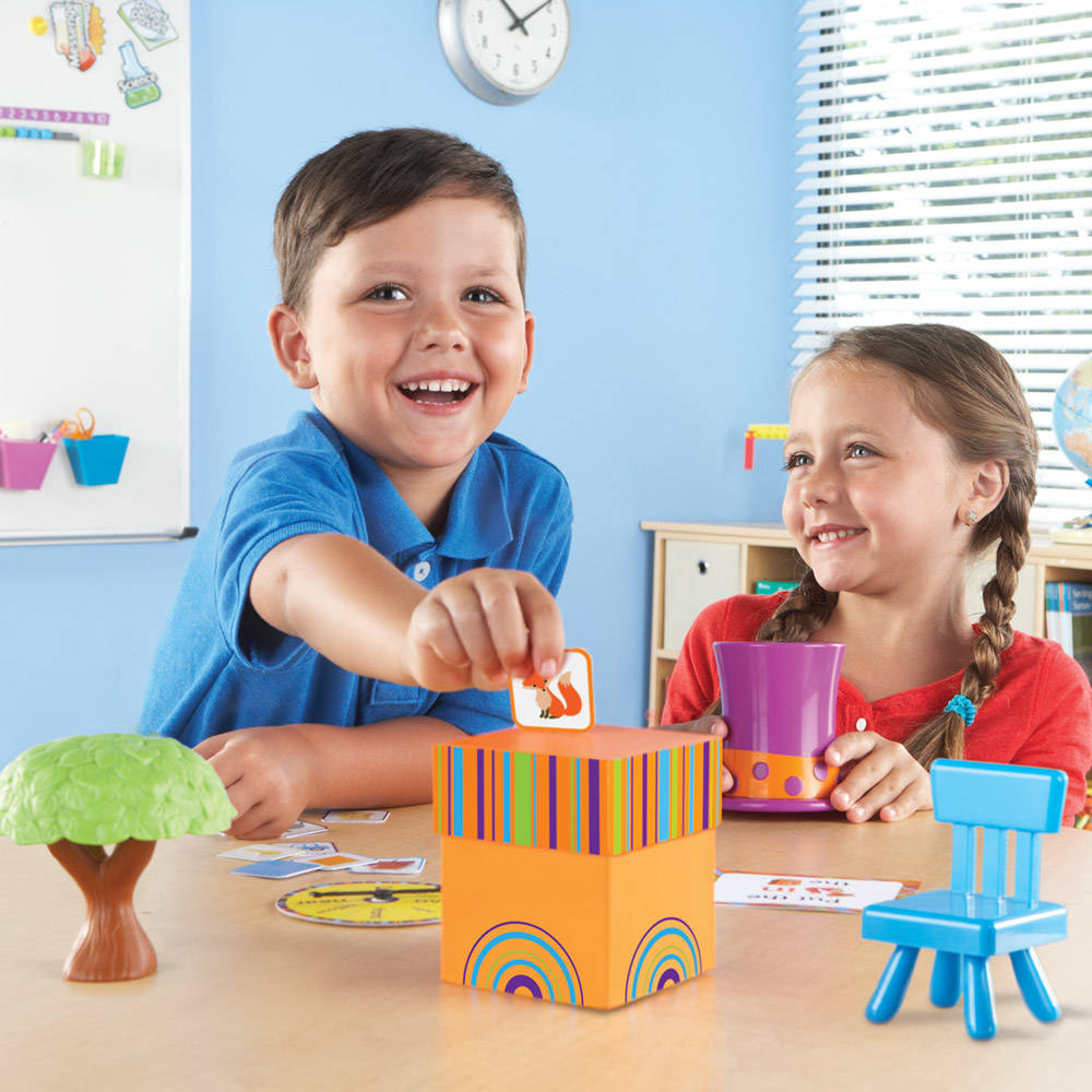 FOX IN THE BOX POSITIONAL WORDS ACTIVITY