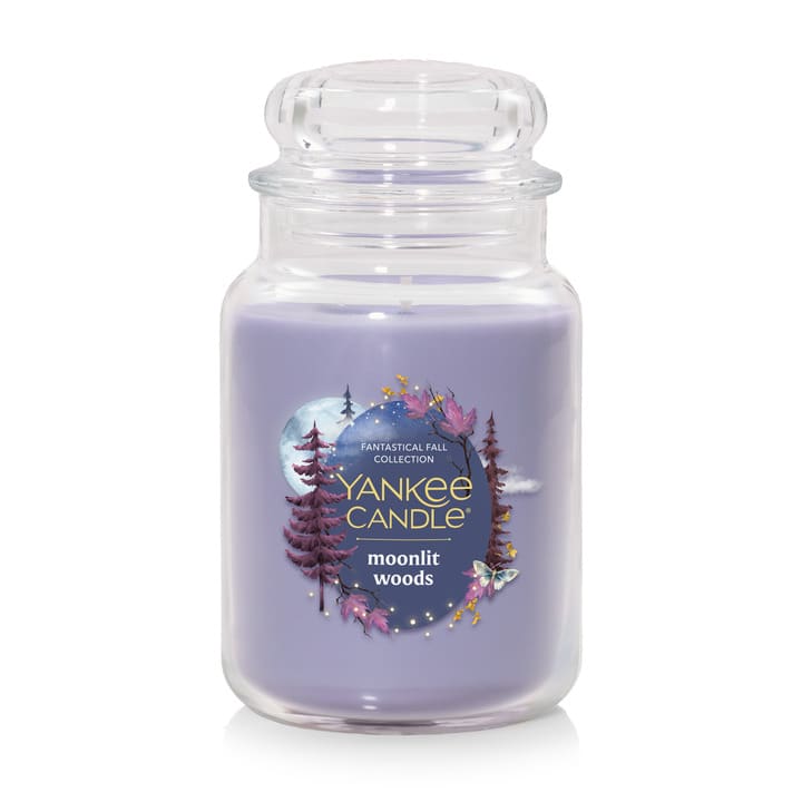Yankee Candle Moonlit Woods Original Large Jar Scented Candles, 22 oz