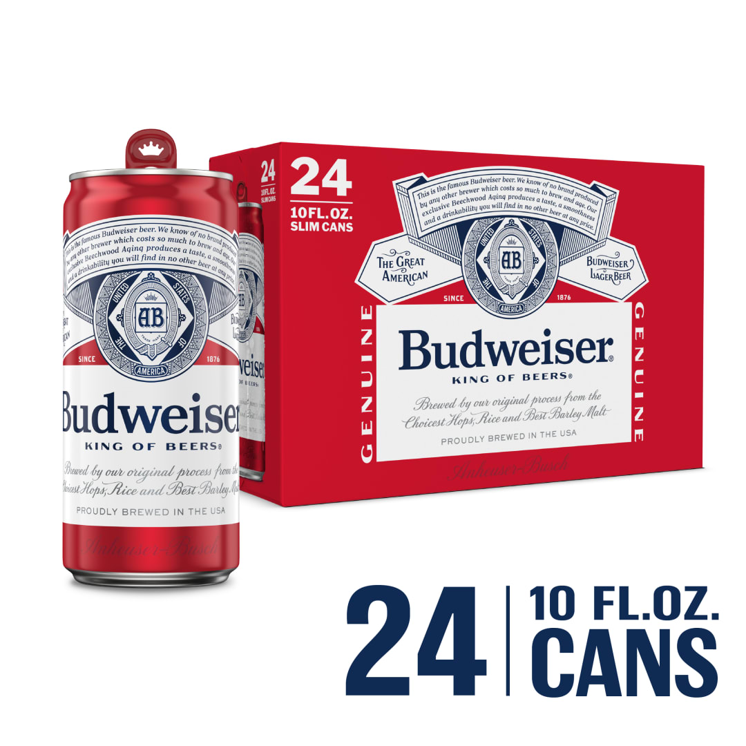 Budweiser 24x10 oz Sleek Can Suitcase CARRIER - Revised Callout