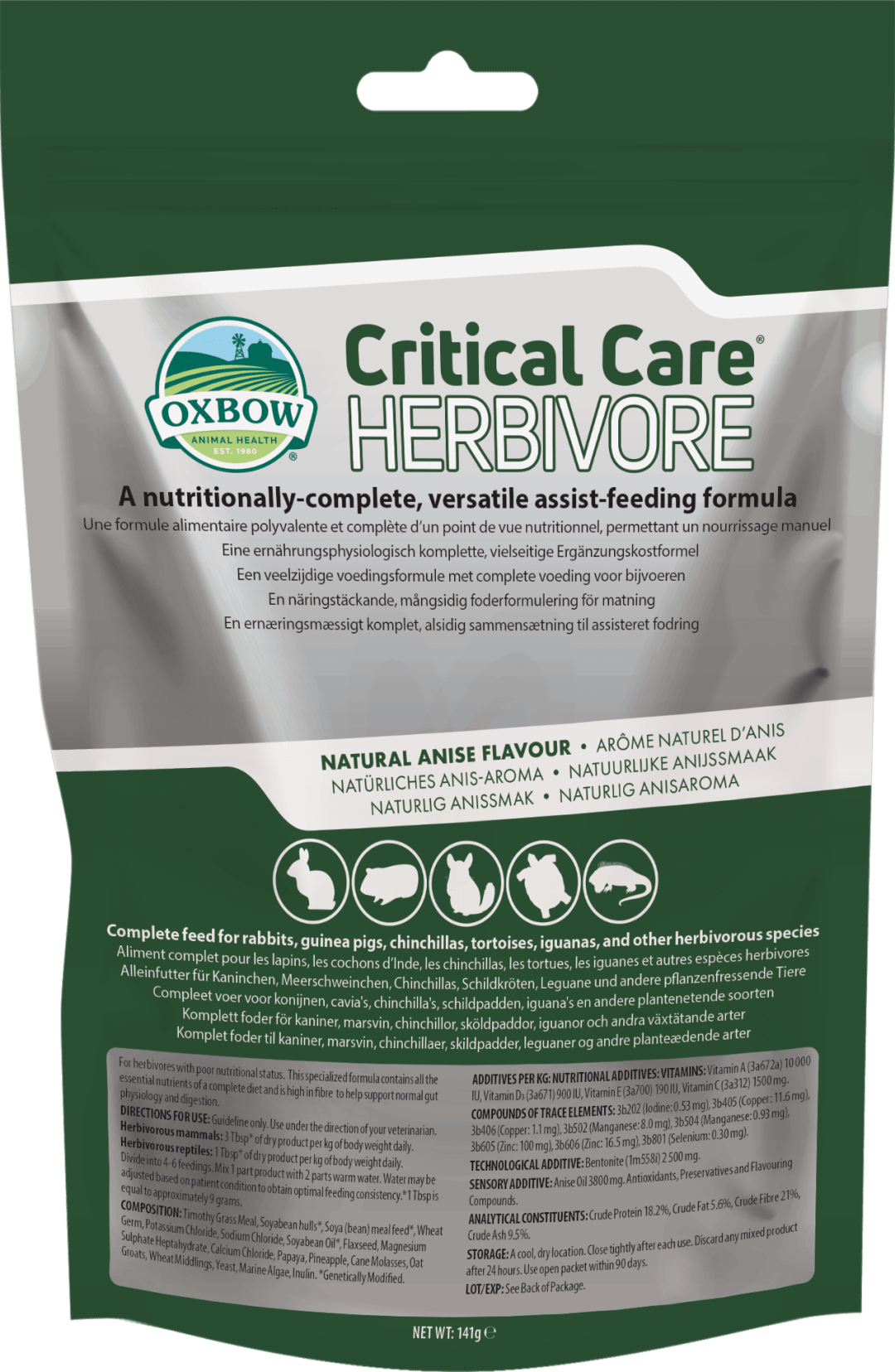 Oxbow Critical Care Anise 141g EUN
