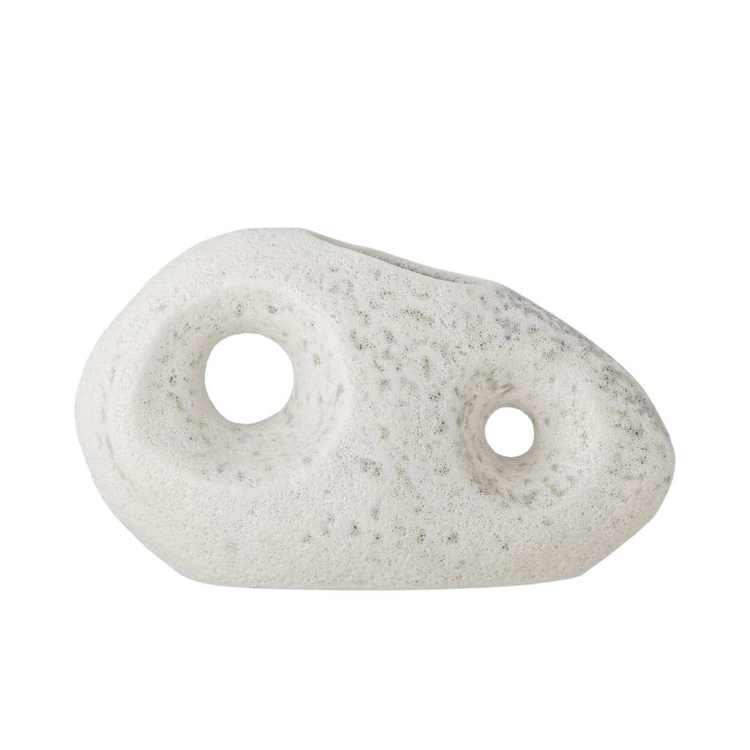 82061814 - Caia Vase, White, Stoneware STOCK: 300