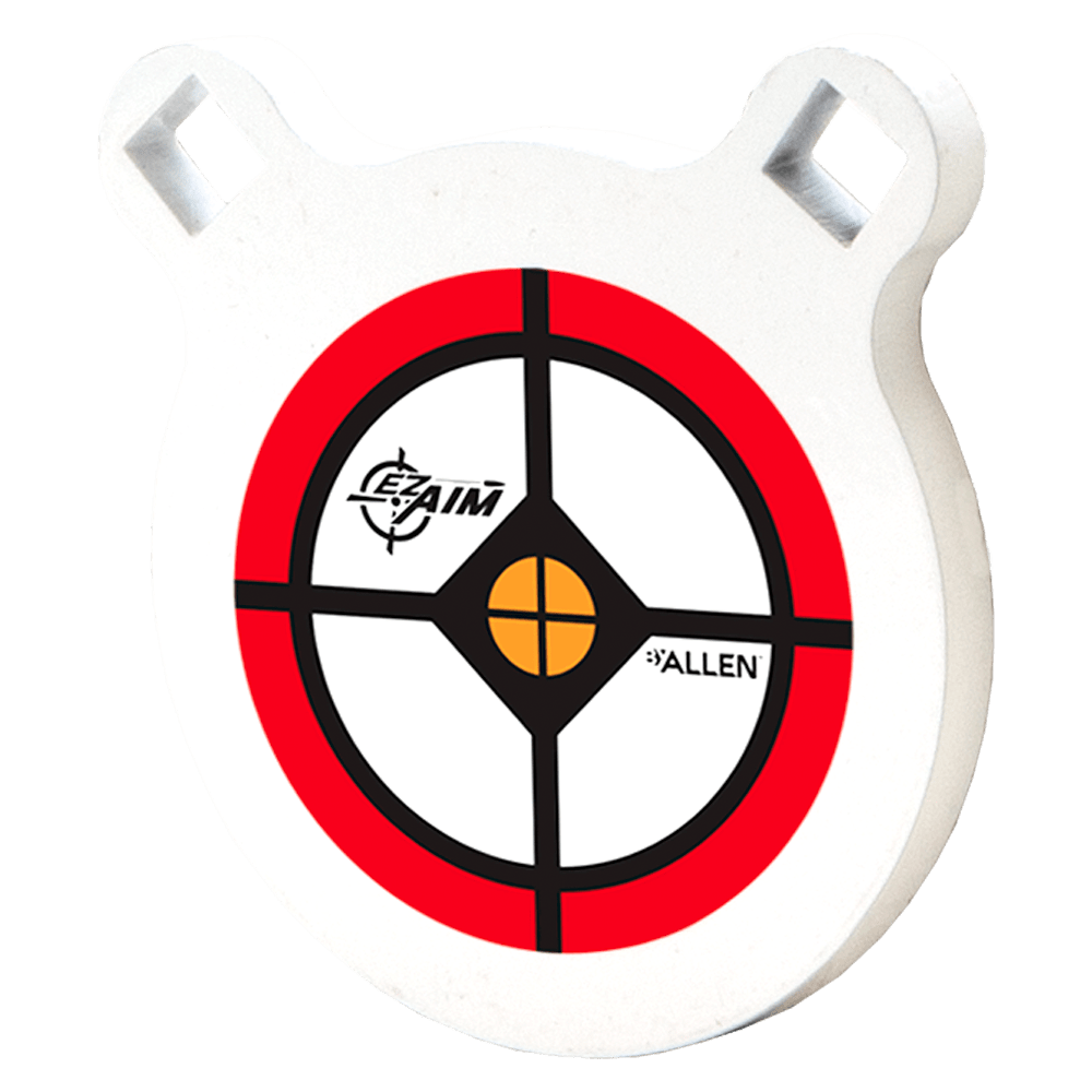 EZ Aim® AR500 Steel Gong 4" Shooting Target, White