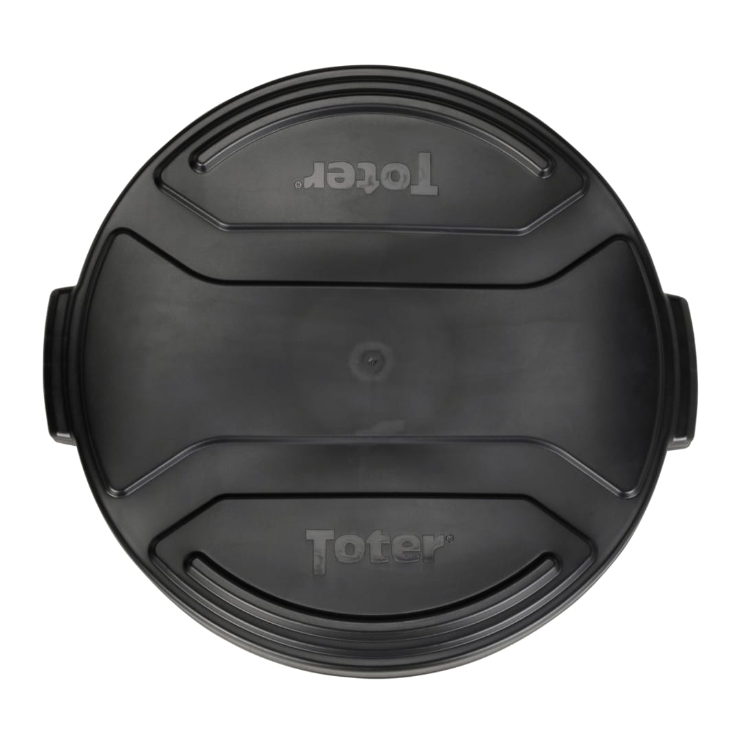 44 Gal. Round Trash Can Lid - Black