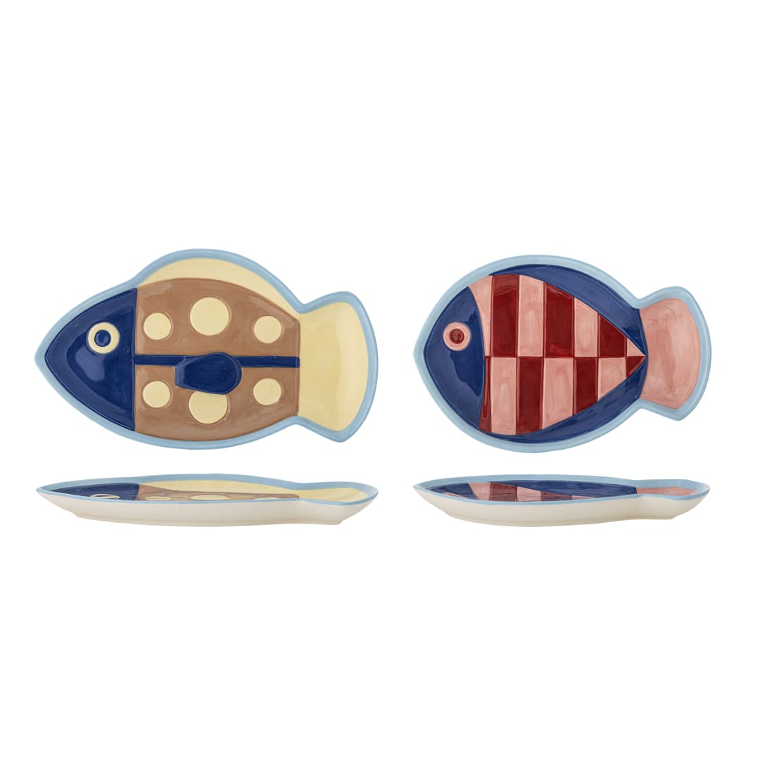 82063207 - Willy Plate, Multi, Stoneware STOCK: 300