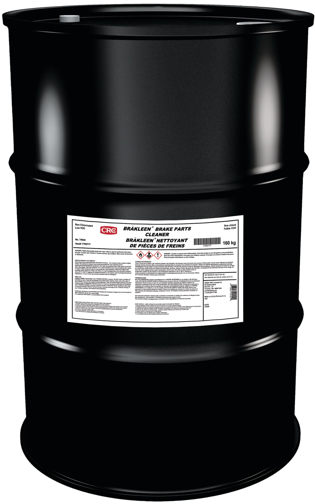 CRC Brakleen BPC Non-Chlor Low-VOC (F/E) 1X208L