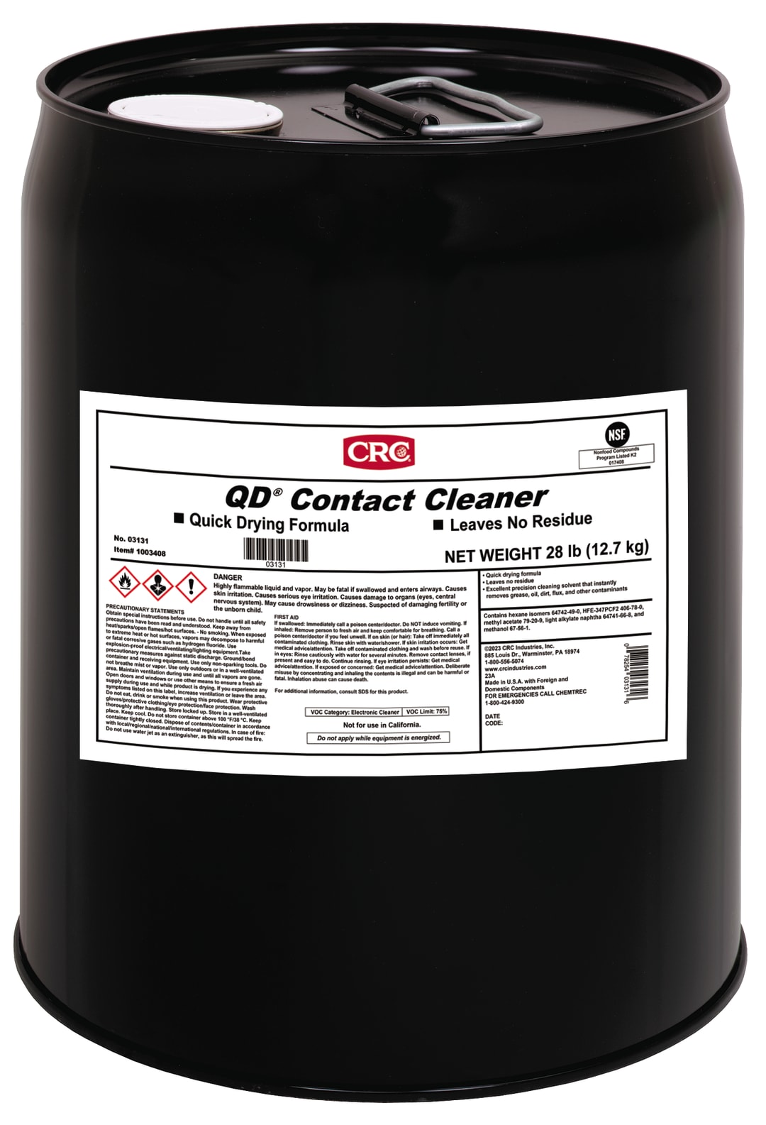 CRC QD Contact Cleaner 1X5GL