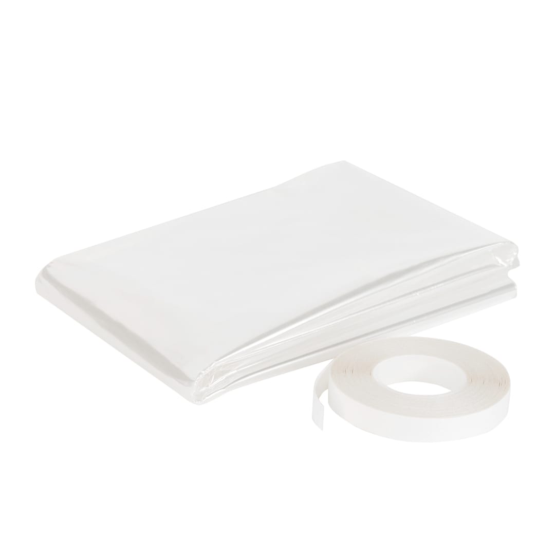 04200 - 62 in. x  210 in. Polar Block Clear Plastic 5 Window Insulation Kit