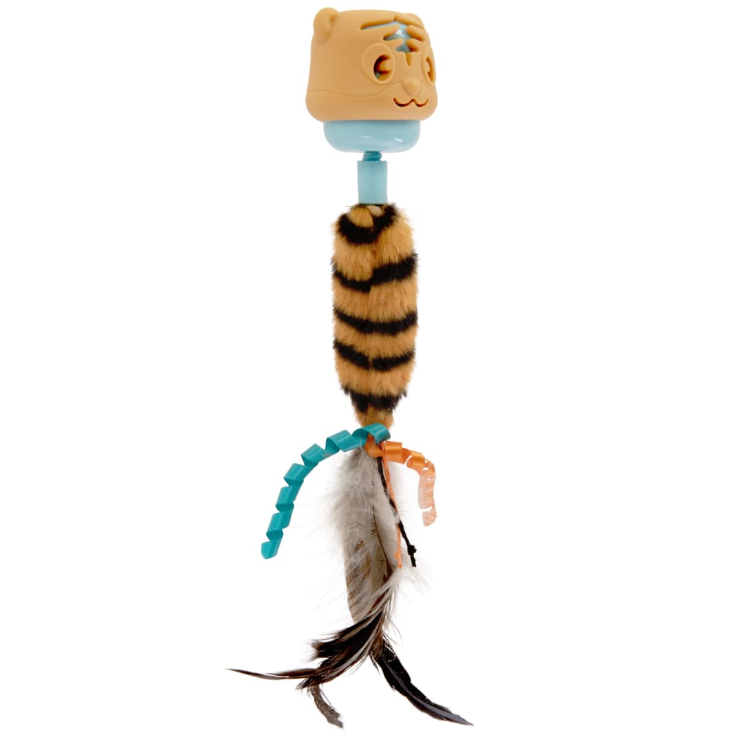 SmartyKat Jungle Kat Tiger Twirl USB Rechargeable Electronic Motion Cat Toy