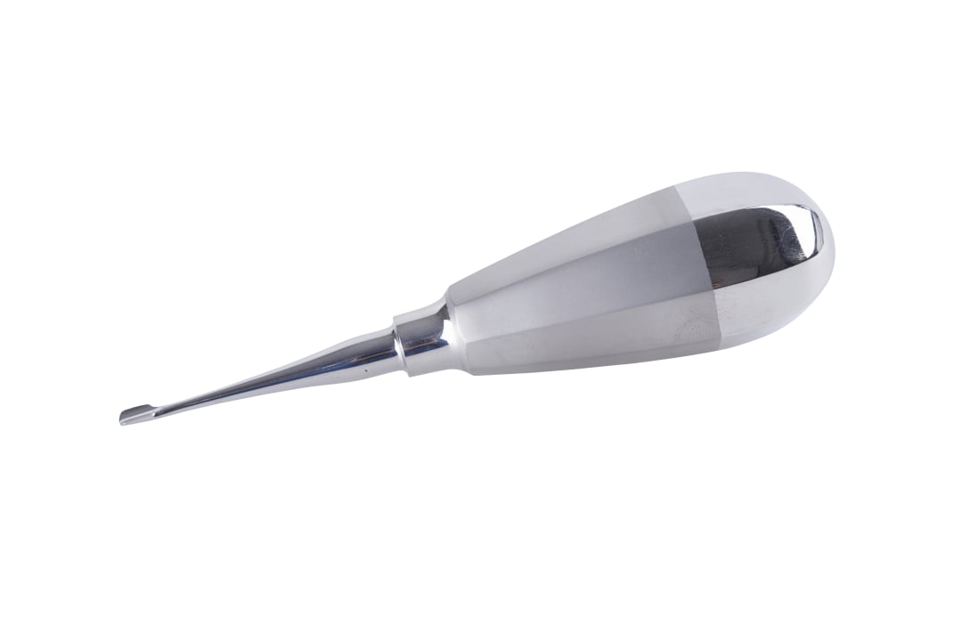 KRUUSE Dental Winged Elevator with Stubby Handle, 3mm