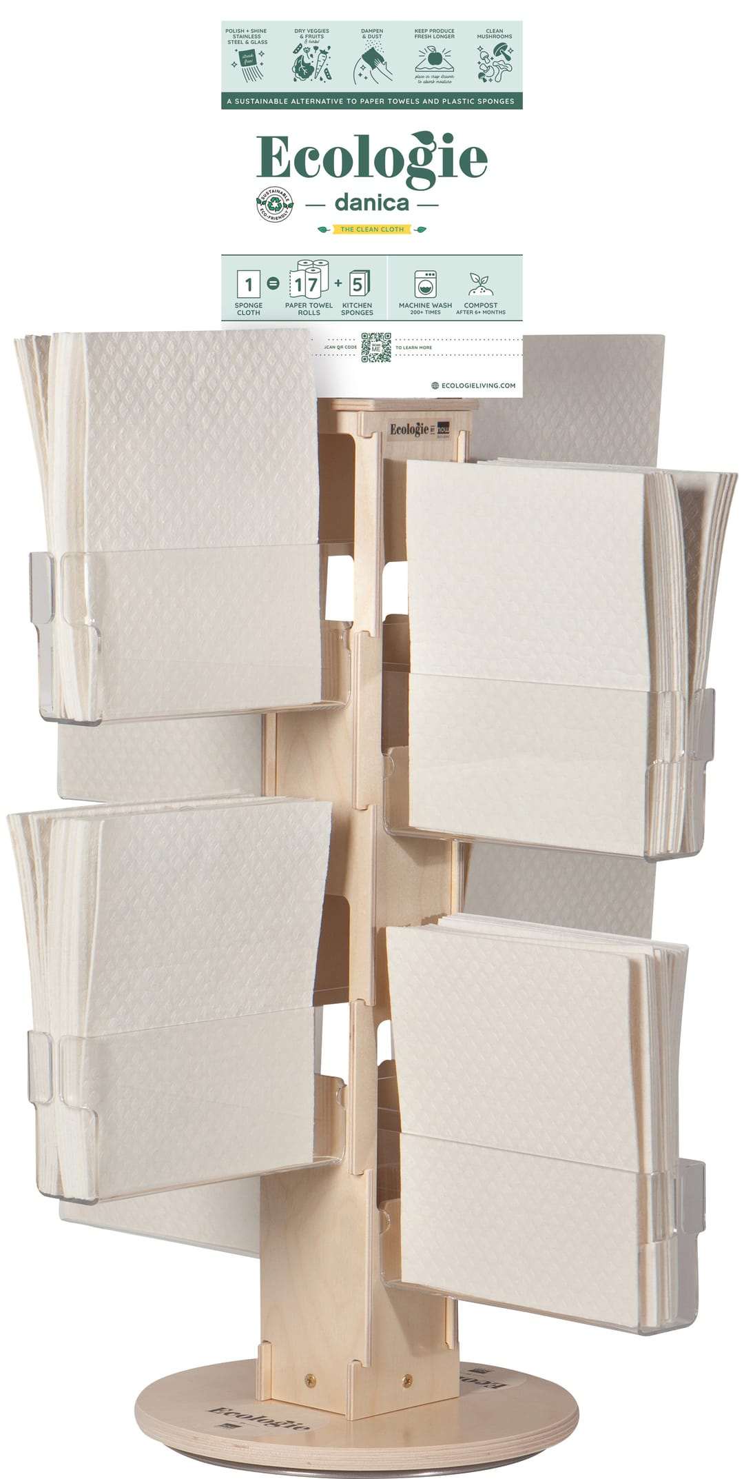 Swedish Dishcloth Counter Display