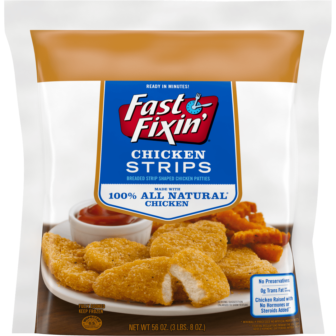 Fast Fixin'® Chicken Breast Strips, 56 oz (Frozen)