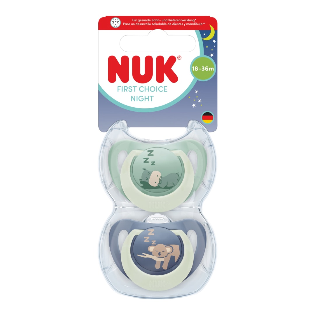 NUK FC PACI SI1 NGT CL2 HIPPO/KOALA 2/BO