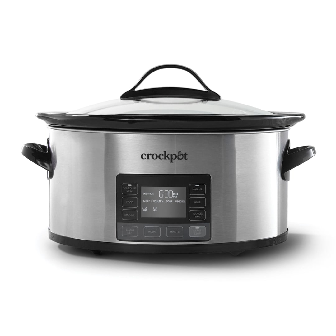 Crockpot® Programmable 6-Quart Slow Cooker with MyTime® Technology, Stainless Steel