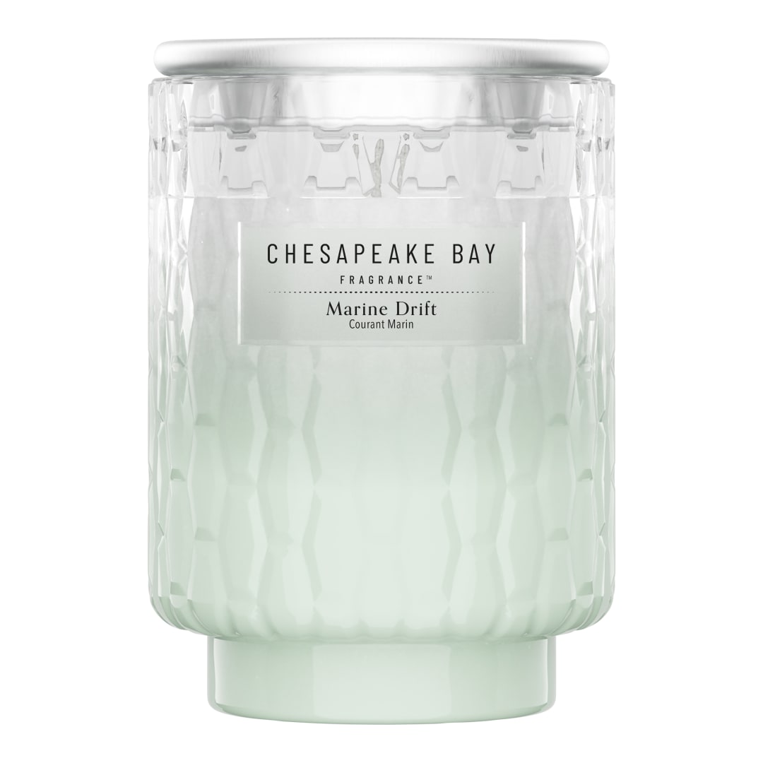Chesapeake Bay Vela perfumada | Vela mediana | Marine Drift | Regalos perfectos para mujeres