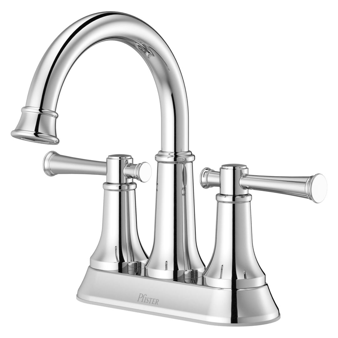 Renato 2-Handle 4" Centerset Bathroom Faucet in Polished Chrome