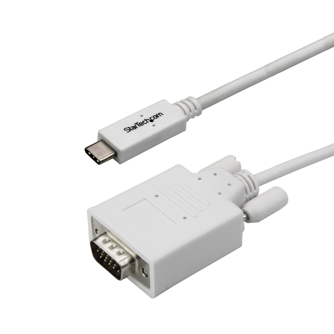 1 m (3 ft.) USB-C to VGA Cable - 1920 x 1200 - White