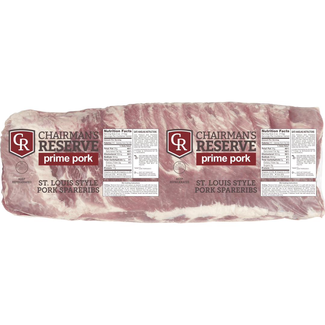 Chairman's Reserve® Prime Pork St. Louis Style Spareribs