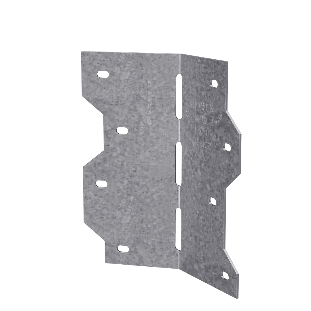 Simpson Strong-Tie LS50 LS 4-7/8 in. 18-Gauge Galvanized Adjustable L Angle (Pack of 50)