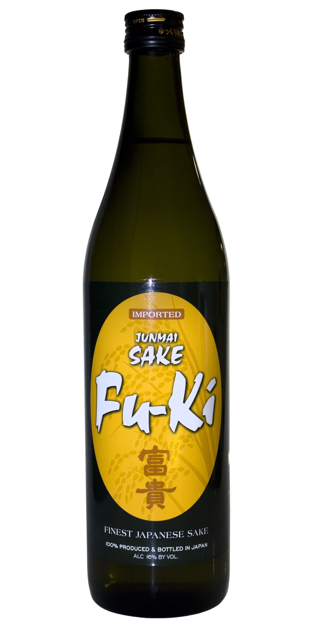 Fuki Junmai Sake 750ml 32 Proof