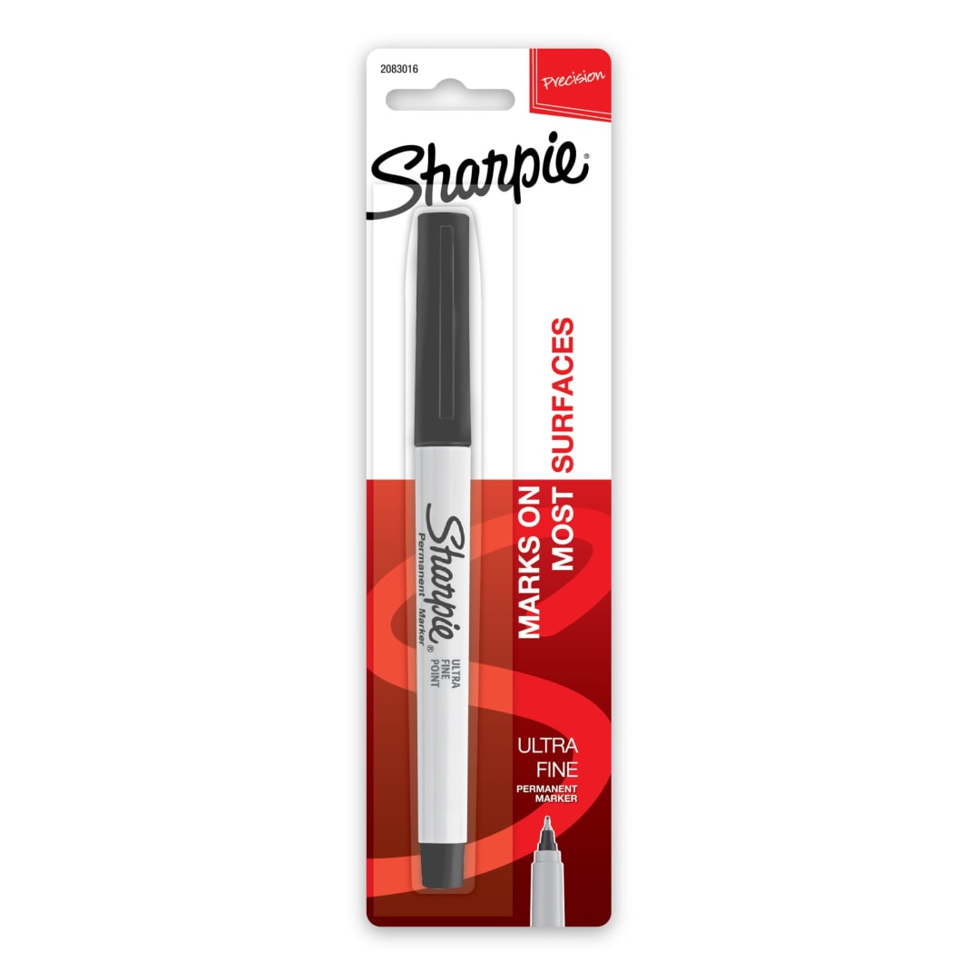 Sharpie® Ultra Fine Point Permanent Marker, 1 Count, Black