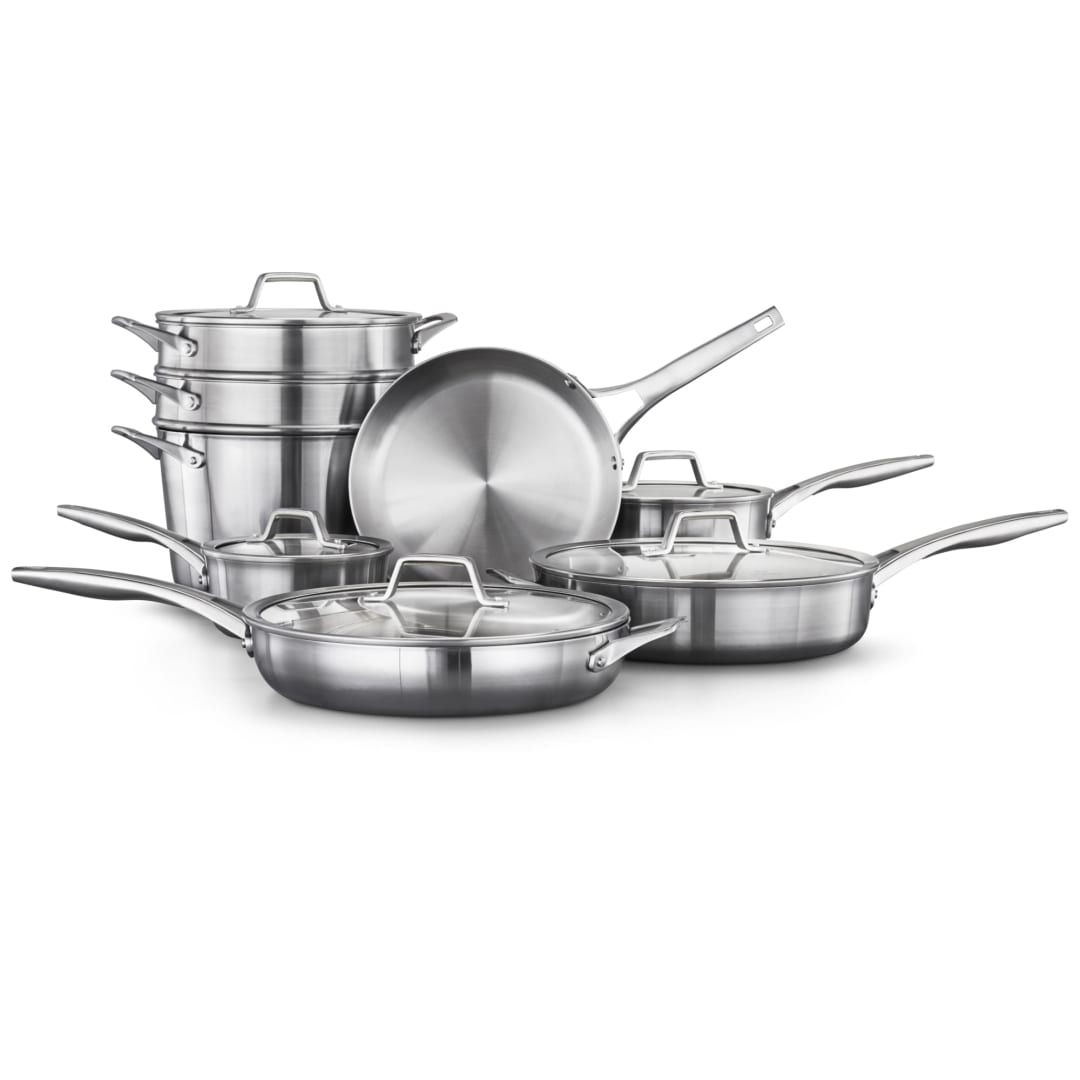 Calphalon® Premier™ Stainless Steel 13-Piece Set