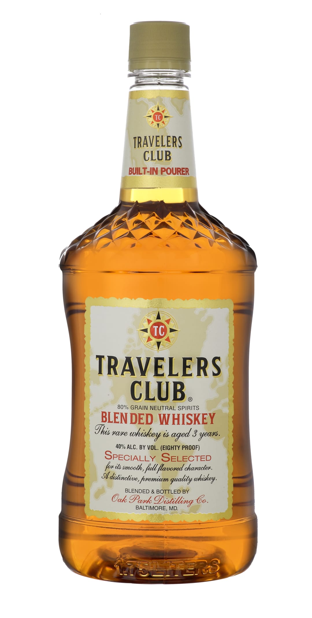 Travelers Club Blended American Whiskey 1.75l 80 Proof