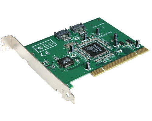 2 Channel PCI Serial ATA Controller Card