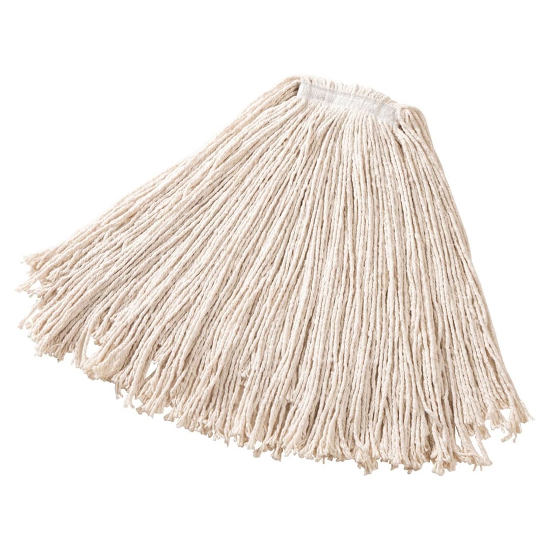 24 OZ Dura Pro Blend Wet Mop, 1" Headband, White
