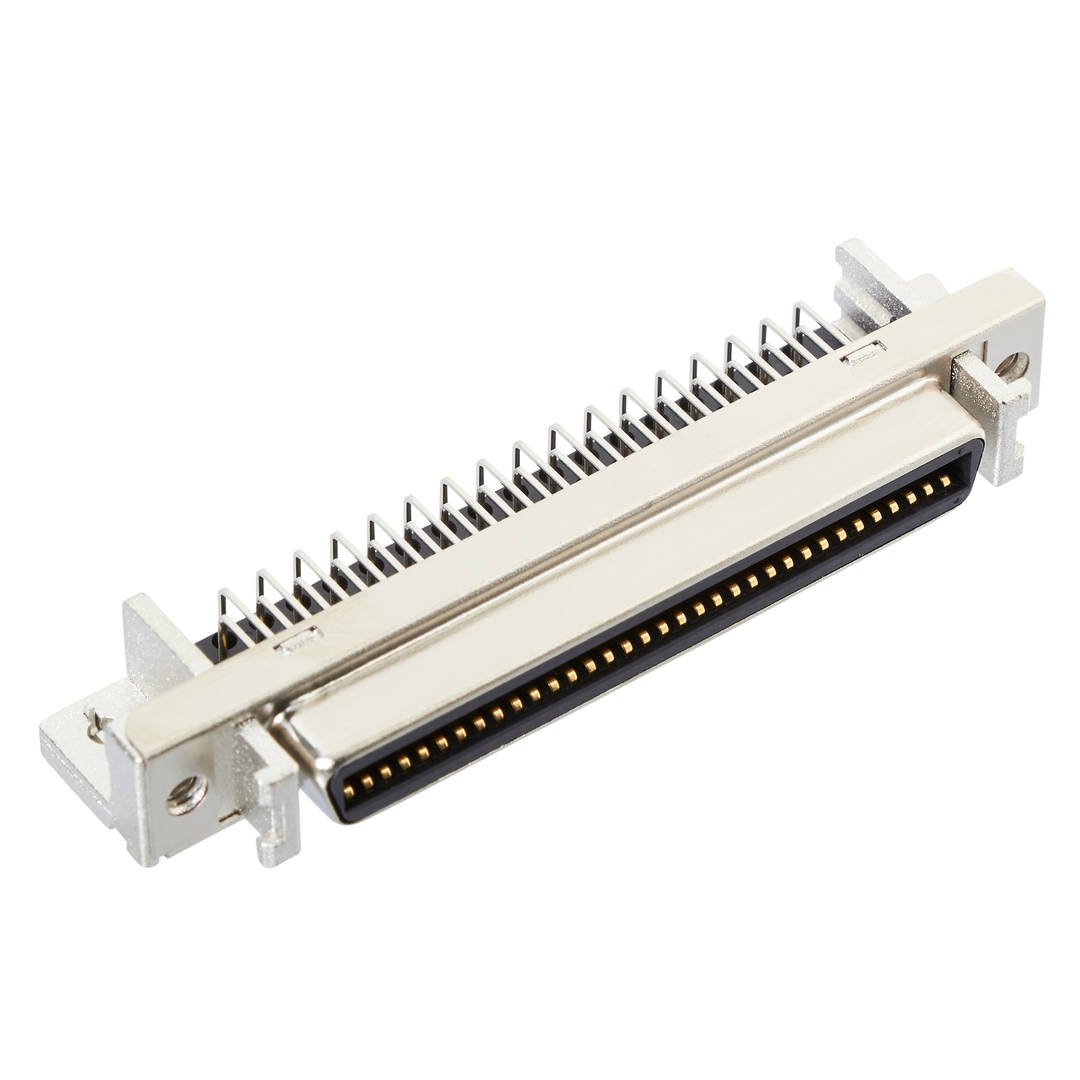 3M™ 10250-5212 PL, MDR Buchsenstecker, 90° abgewinkelt, 50-pol, 102 Serie, 1,27 mm, 0,20 µm Au