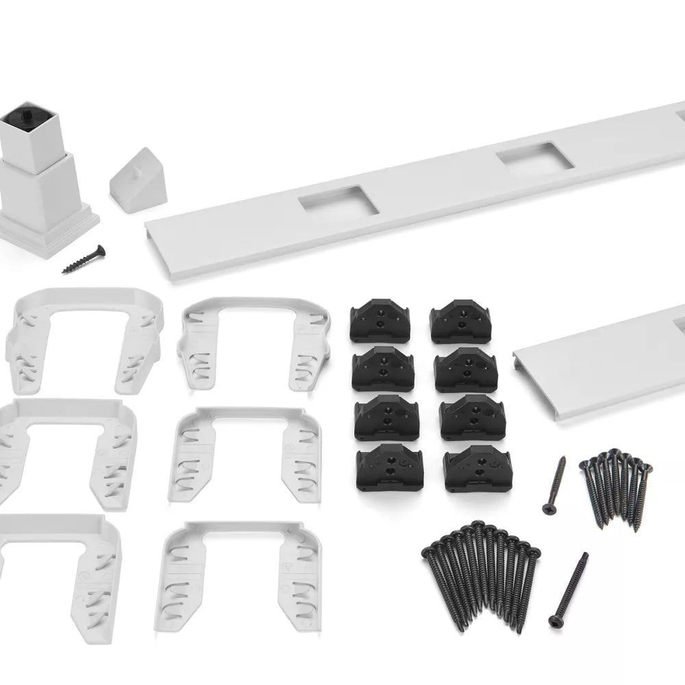 6-ft Transcend Accessory Infill Kit for Square Composite Balusters - Stair - Classic White Full Span