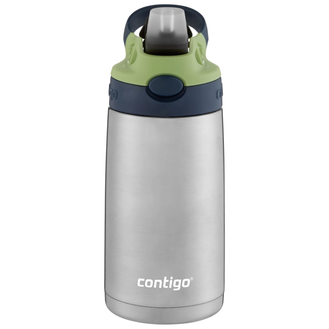 Contigo® Kids Straw Stainless Steel Water Bottle with AUTOSPOUT® Lid, 13oz.