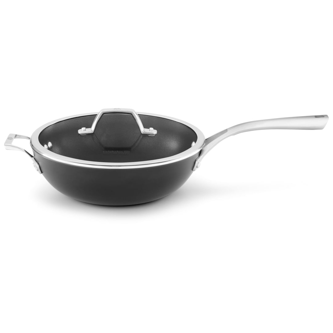 Calphalon® Williams-Sonoma Elite Hard-Anodized Nonstick 4-Quart Essentials Pan with Cover