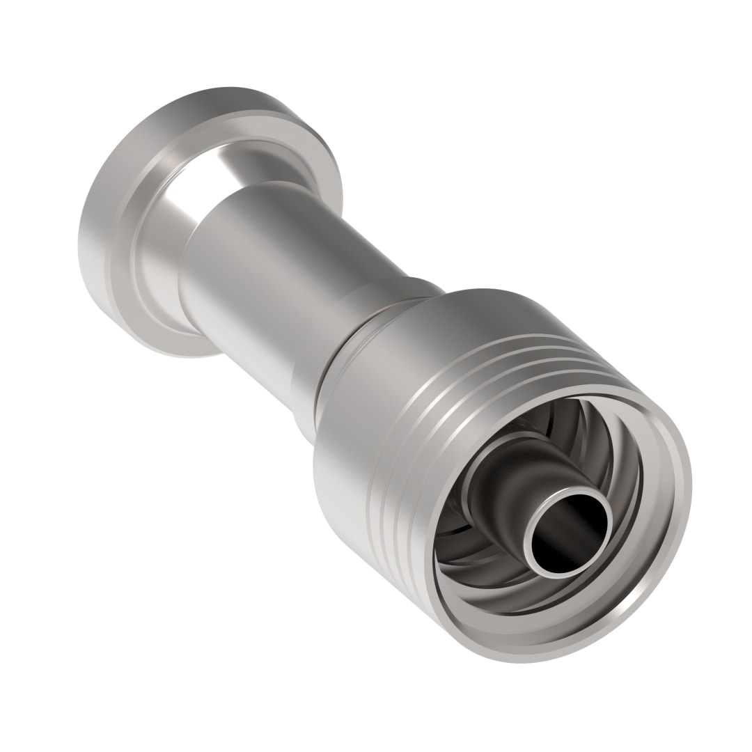 Aeroquip 1in Cd61 Flng X 1 1/4 Hydraulic 4-Way Hose Fitting
