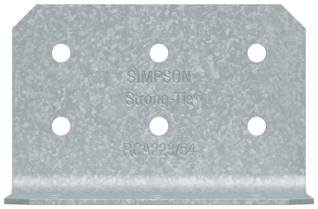 Simpson Strong-Tie RCA223/54-R150 RCA 2 in. x 2 in. x 3 in. 16-Gauge Galvanized Rigid Connector Angle (150-Qty)