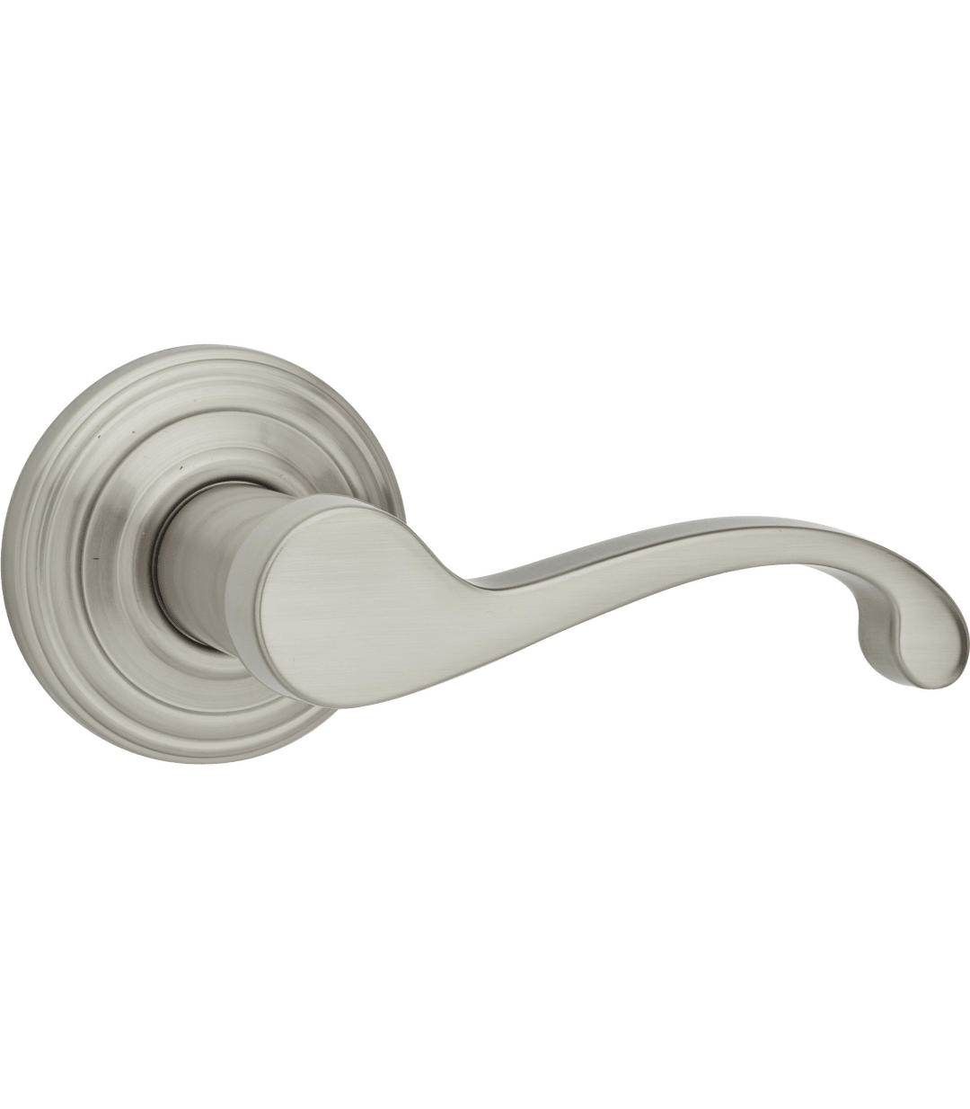 Commonwealth Right-Handed Half-Dummy Lever in Satin Nickel